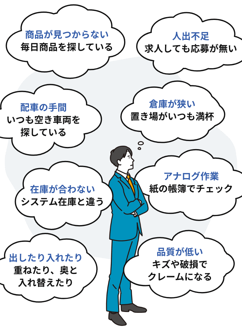 物流の悩み